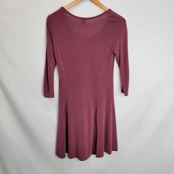 𝅺RUE 21 Long Sleeve Scoop Neck Midi Dress Size Large - Picture 10 of 11